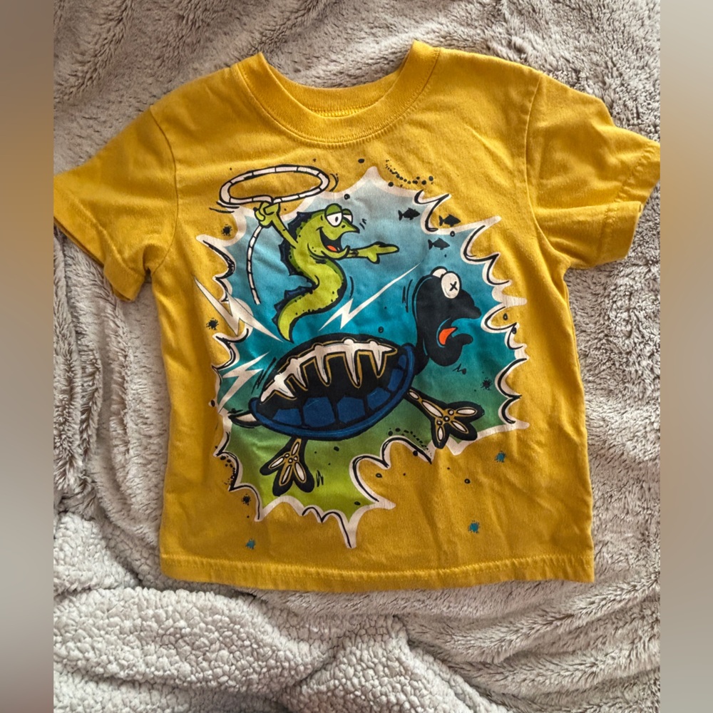 Garanimals Yellow Kids Tee with Fun Graphic